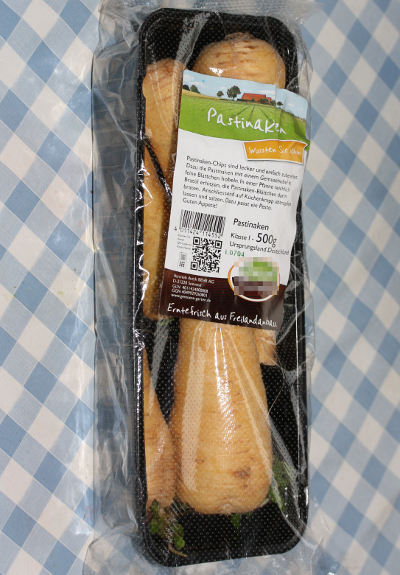 Pastinaca sativa, fresh parsnips