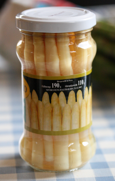 Asparagus officinalis (garden asparagus), canned